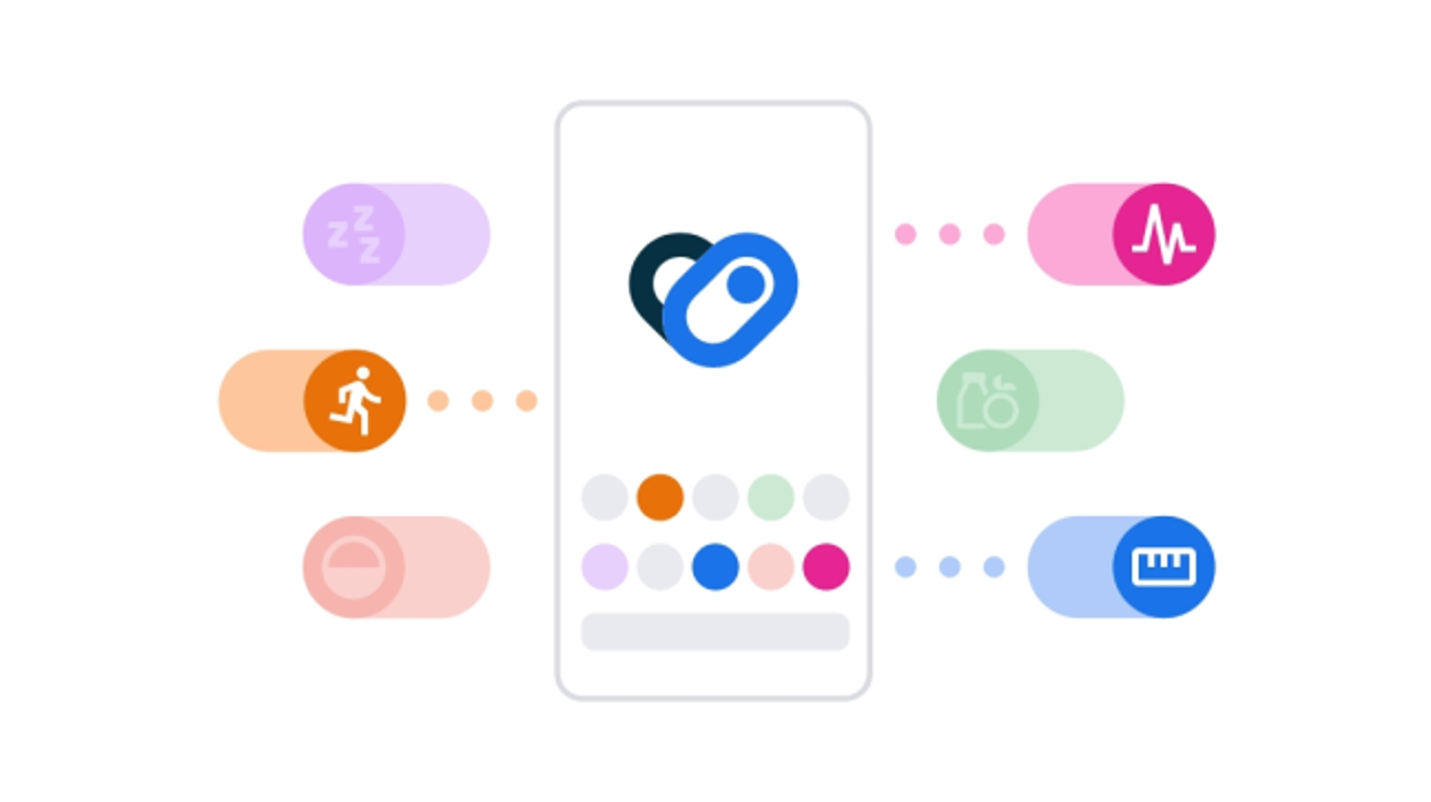 Diagram showing health apps syncing with VitaVerse via Google Health Connect